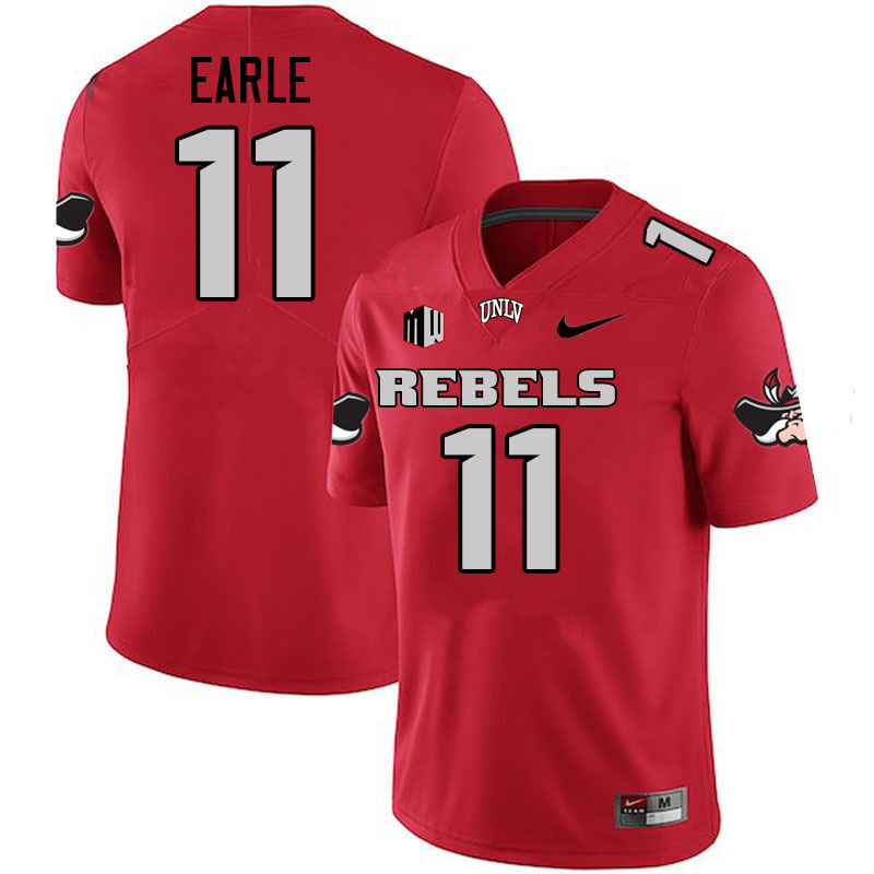 #11 JoJo Earle UNLV Rebels College Football Jerseys-Retro Scarlet